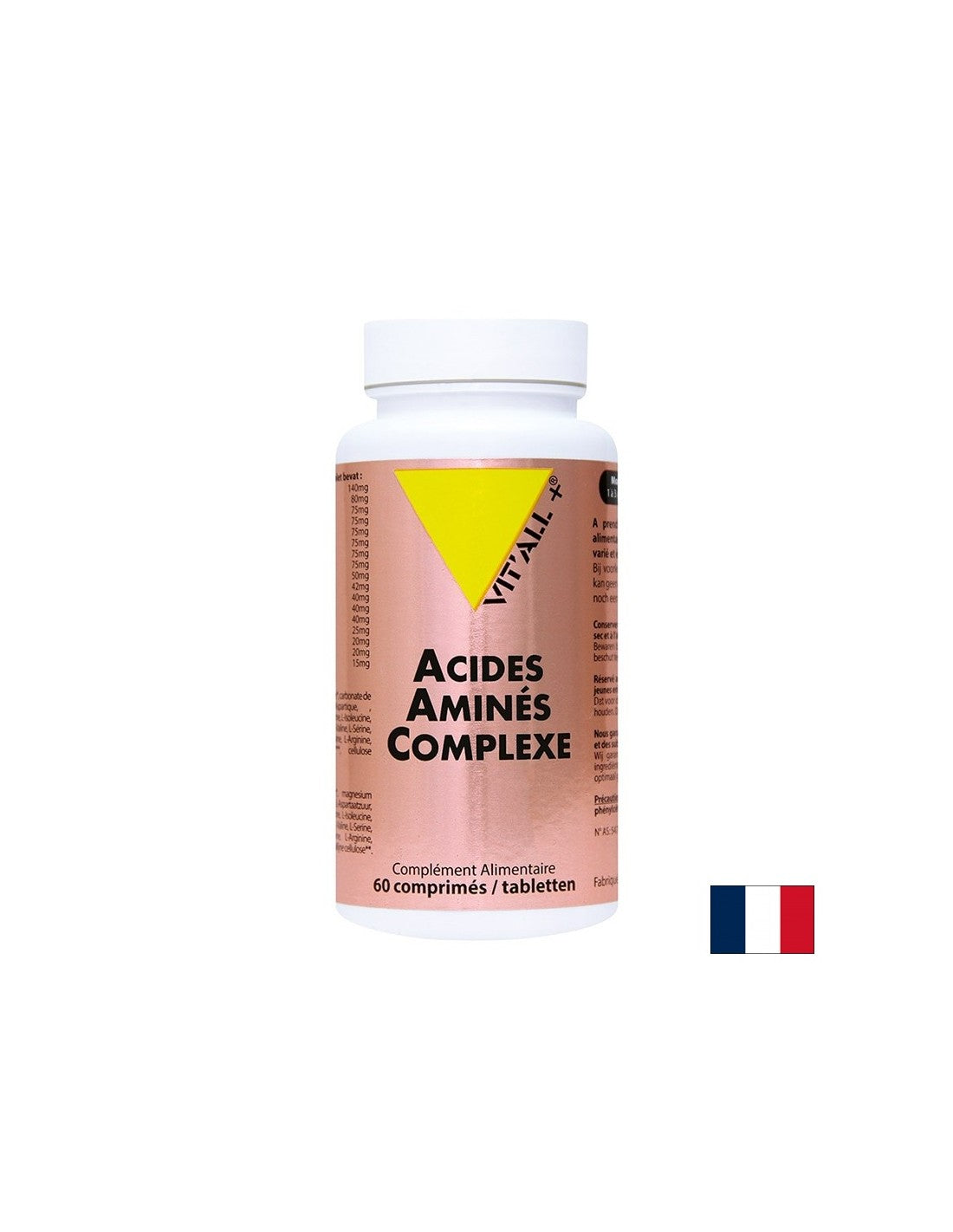 Мускулна маса и сила - Аминокиселини комплекс, 60 таблетки - Feel You