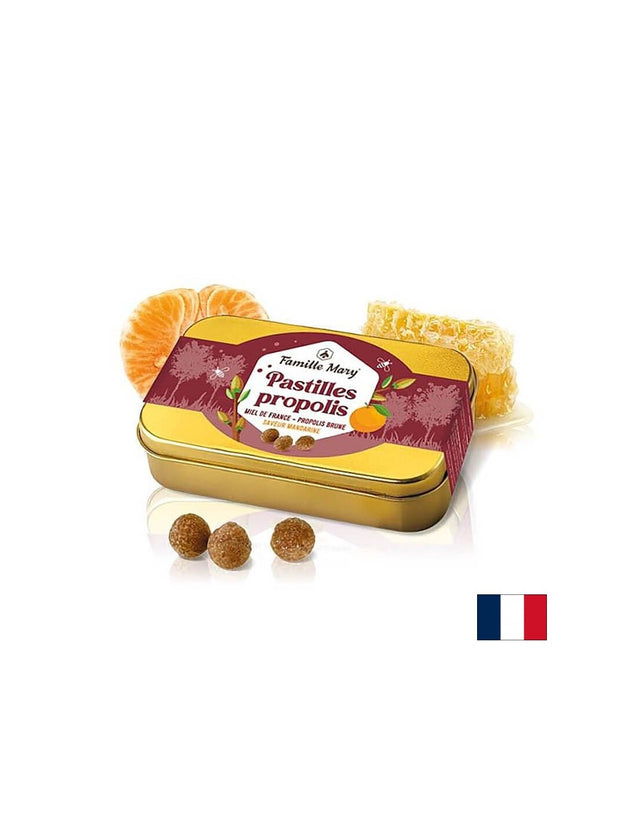 Прополис пастили – Гърло и имунитет, с вкус на мандарина, 60 g - Feel You