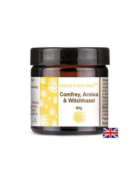 Крем с черен оман, арника и хамамелис – За облекчаване на ставни и мускулни болки, 60 g - Feel You