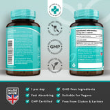 Хиалуронова киселина 600 мг / Hyaluronic Acid 600mg /90 капсули, 90 дни/ Nutravita - Feel You