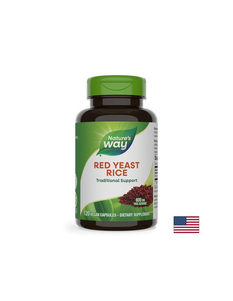 Червен ориз (дрожди) – Нормален холестерол и сърдечно здраве, 600 mg, 120 капсули - Feel You