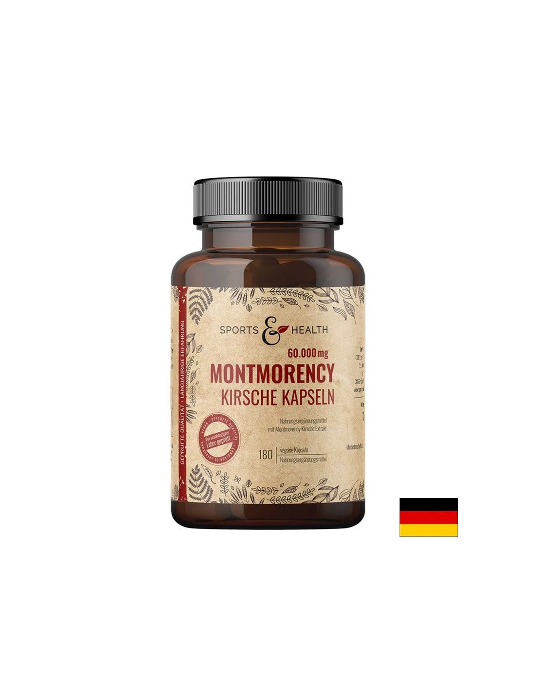Кости и стави - Вишна Монтморенси, 600 mg х 180 капсули - Feel You