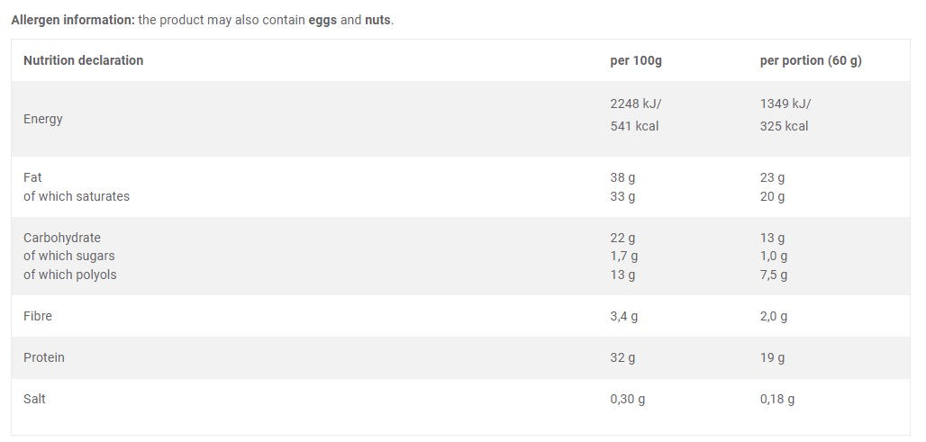 Protein Snack - Low Carb Protein Cookie - 60 грама - Feel You