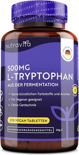 L-Tryptophan (Л-Триптофан) 500 мг 270 таблетки - Nutra Best Bulgaria