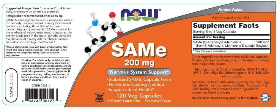SAMe 200 mg - 60 капсули - Feel You