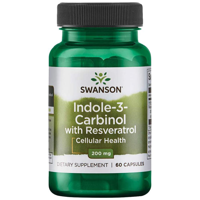 Indole-3-Carbinol with Resveratrol 200 mg - 60 капсули - Feel You
