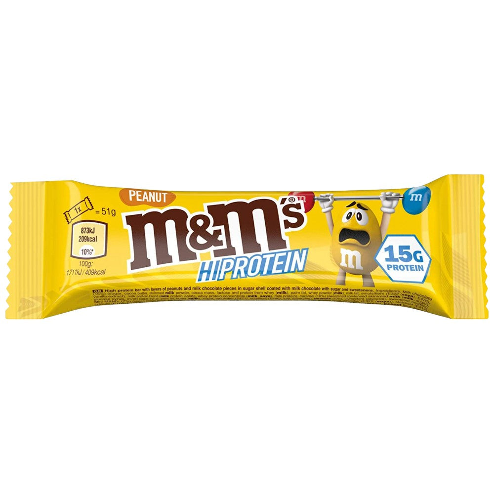 M&M's HiProtein Bar / Choco Peanut Butter - 51 грама