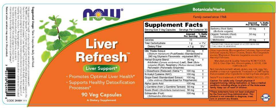 Liver Detoxifier & Regenerator ( Liver Refresh ) [180 капсули]