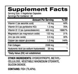 Fish Collagen & Hyaluronic Acid / 120 Caps