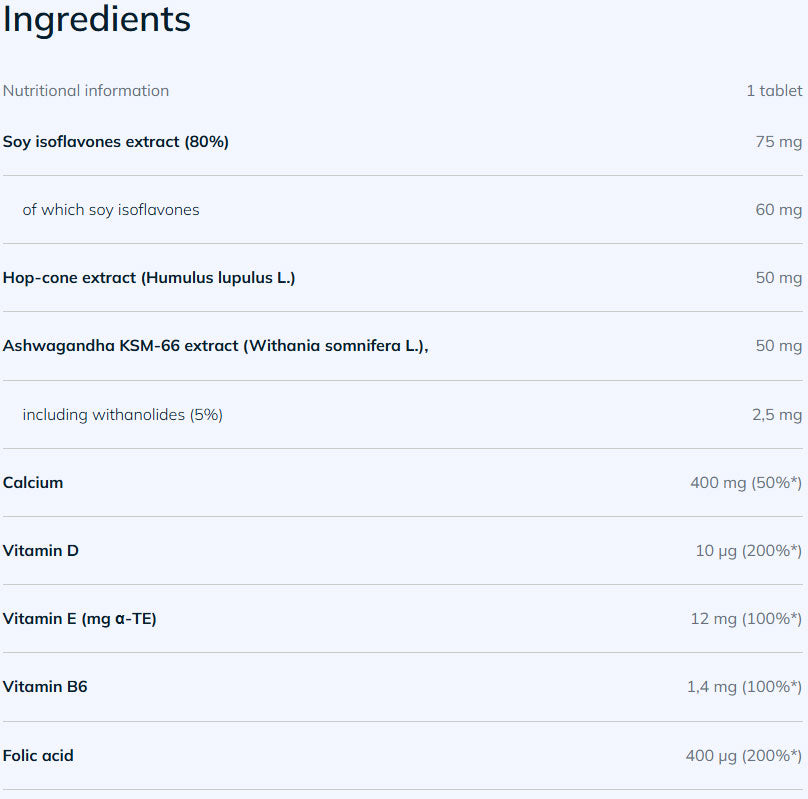 Menopauzin® Forte / 30 Tabs - Feel You