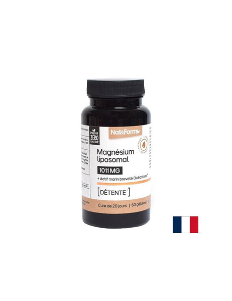 Мускулна, сърдечна и нервна система - Магнезий (липозомен) 65 mg  + рибни пептиди, 60 капсули - Feel You