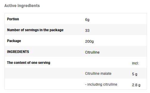 Citrulline - 0.200 kg - Feel You