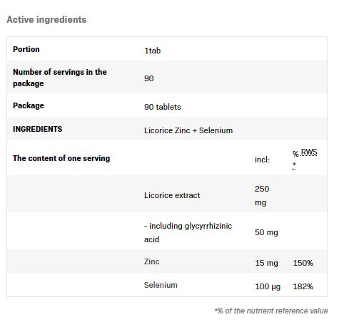Licorice Zinc + Selenium / 90 Tabs - Feel You