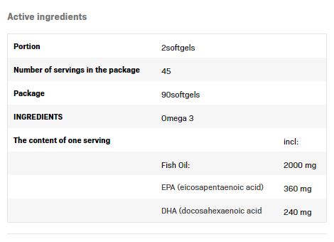 Omega 3 / 90 Softgels - Feel You