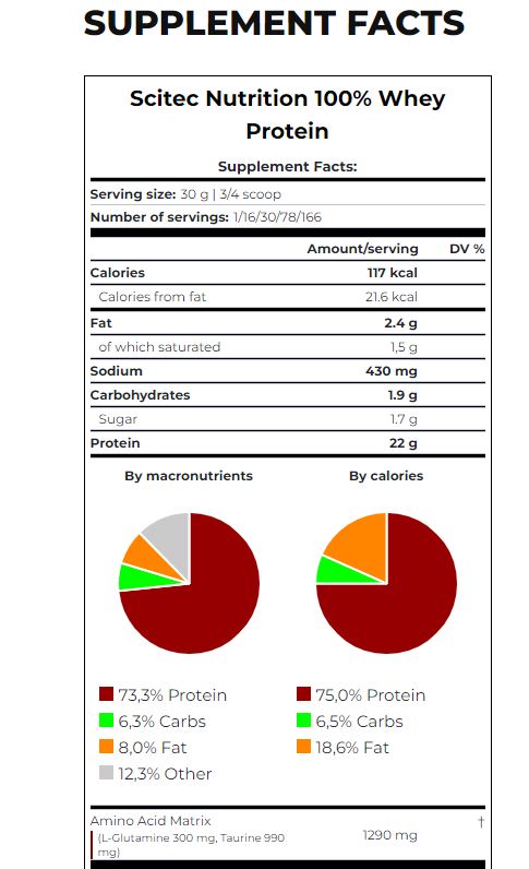100% Whey Protein / 1.00 kg - Feel You