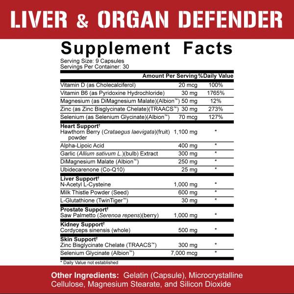Liver and Organ Defender 270 капсули - Feel You