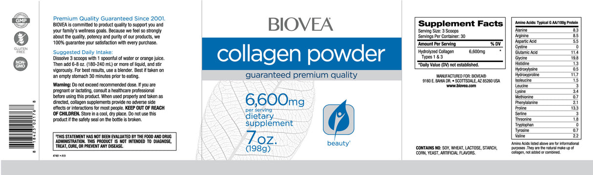 Collagen Peptides Powder - 0.198 кг