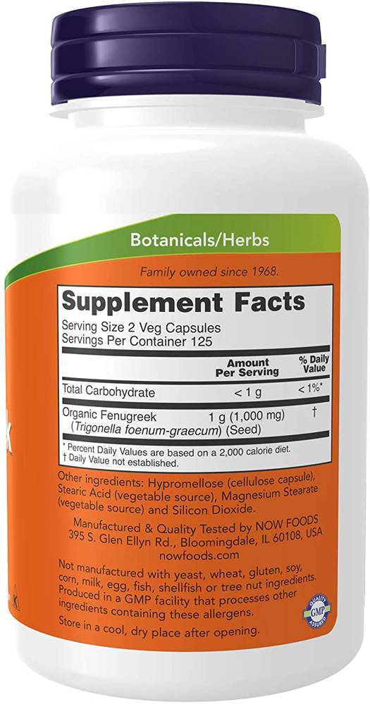 Fenugreek 500 mg - 100 капсули - Feel You
