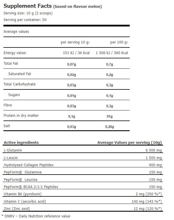 Glutamine Ultra Amino Power 0.500 kg - Feel You