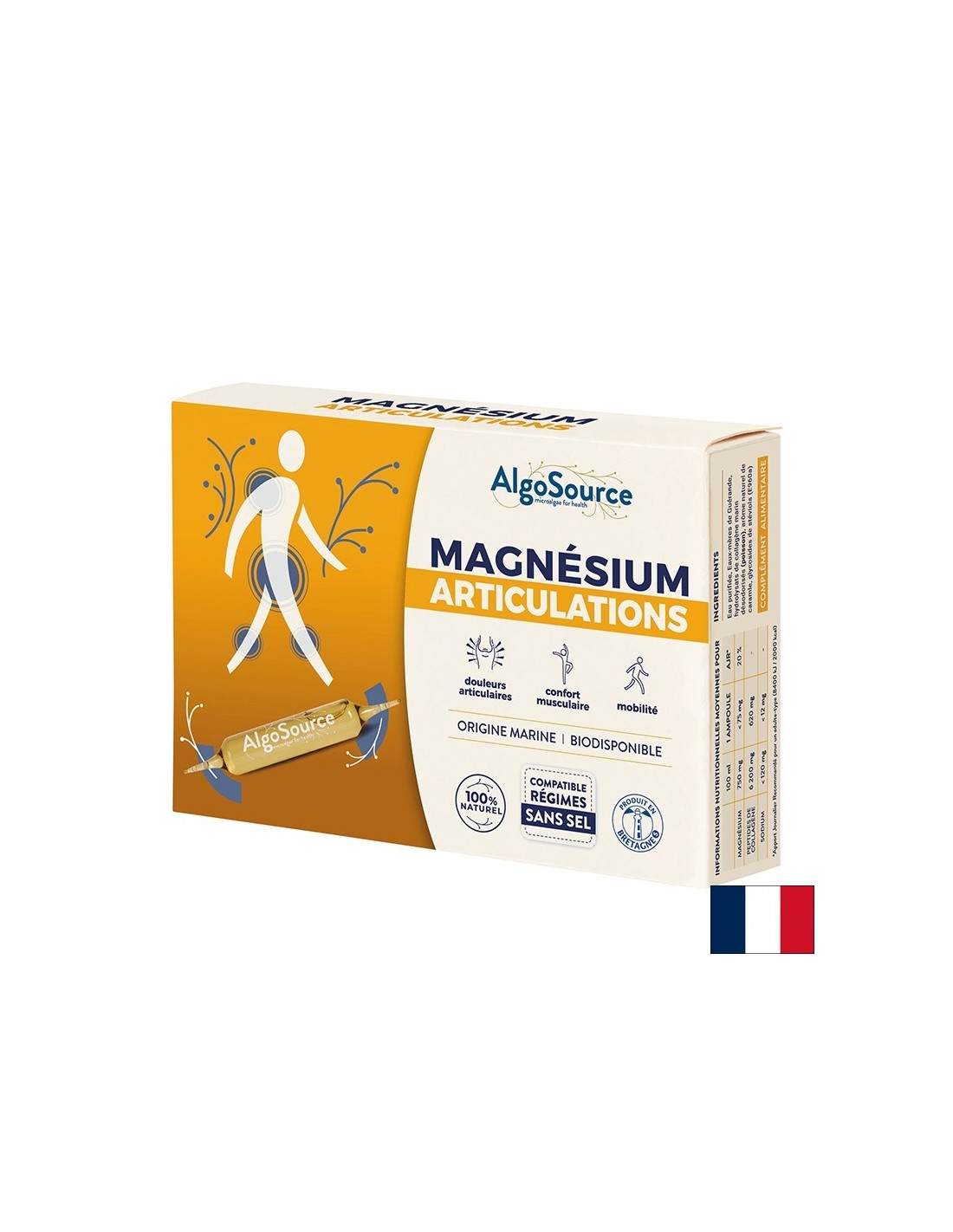 Магнезий + колагенови пептиди – За здрави стави и мускули, 75 mg, 20 ампули - Feel You