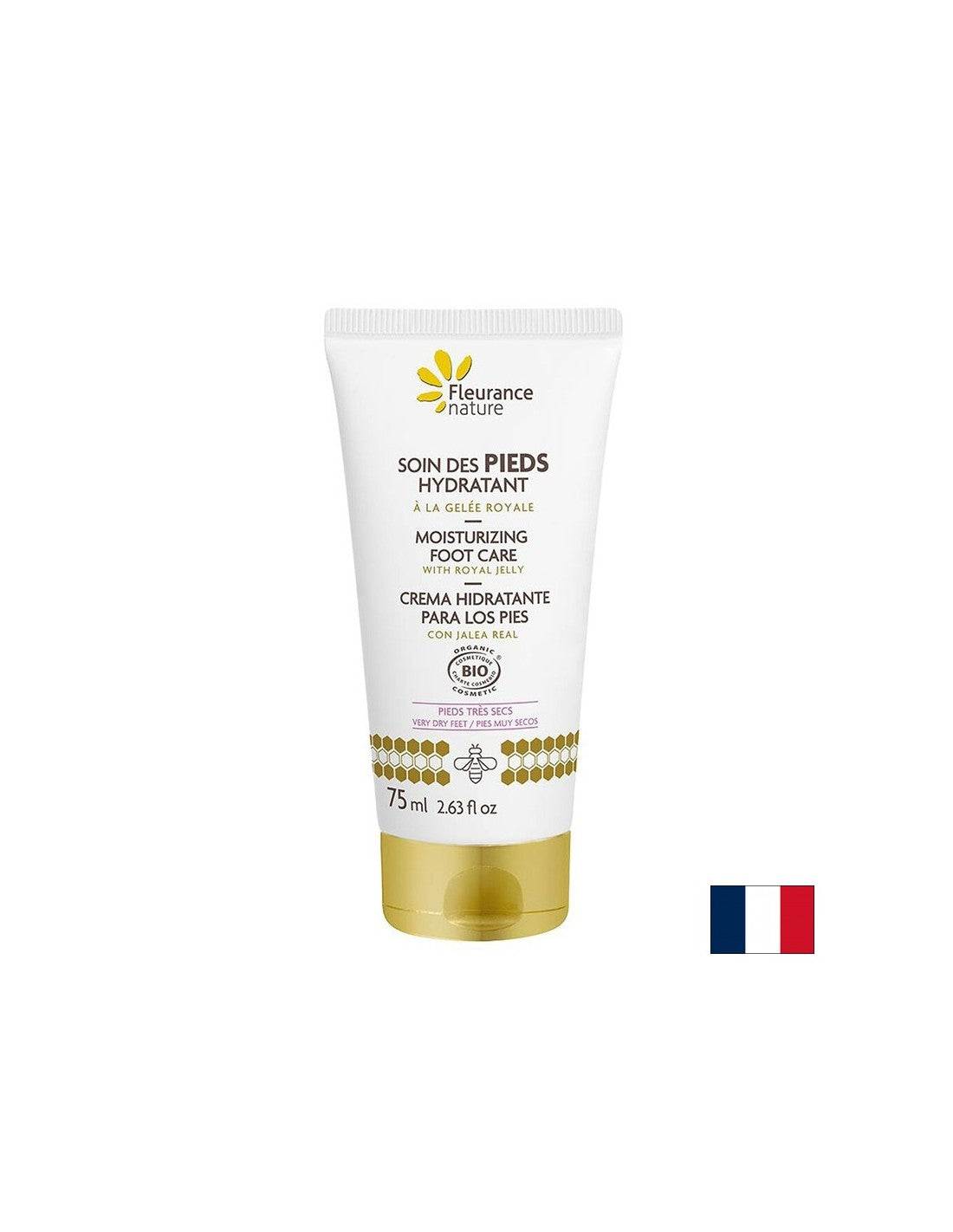Овлажняващ крем за ходила с пчелно млечице, БИО, 75 ml - Feel You