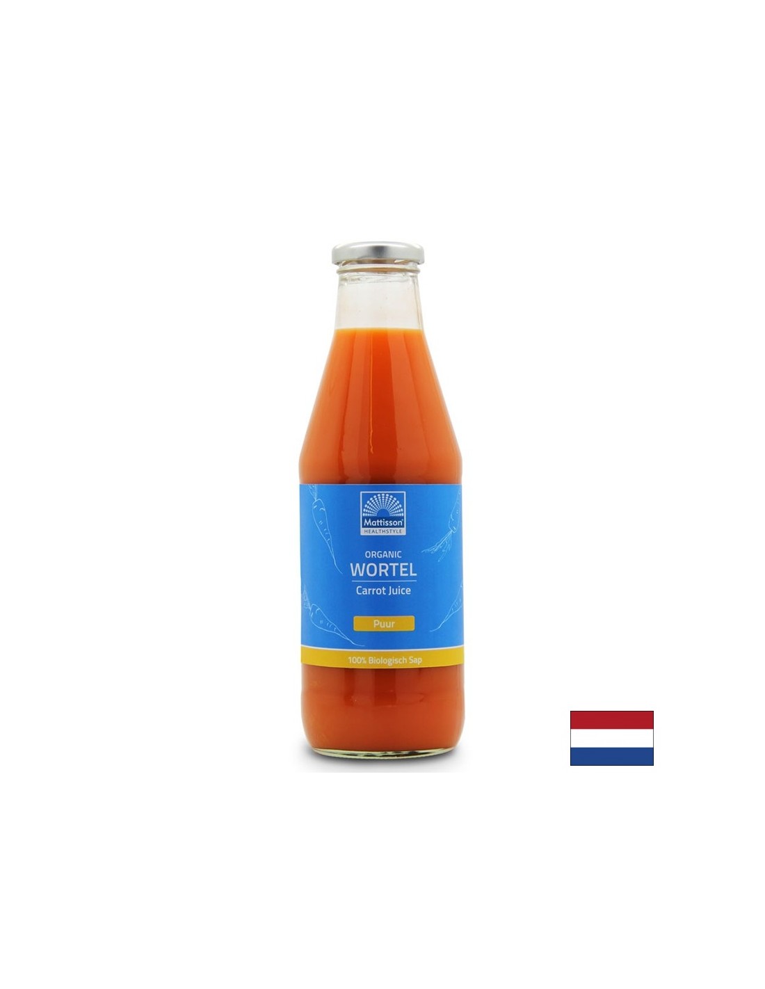 Био сок от моркови – полезен за очите, 750 ml - Feel You