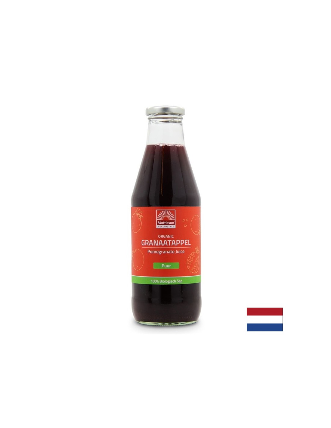 Сок от нар Био, 750 ml Mattisson Healthstyle - Feel You