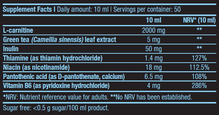 L-Carnitine 100.000 / 500ml Liquid - Feel You