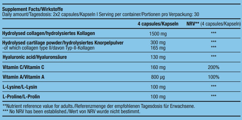 Hyaluronic & Collagen / 120 Caps