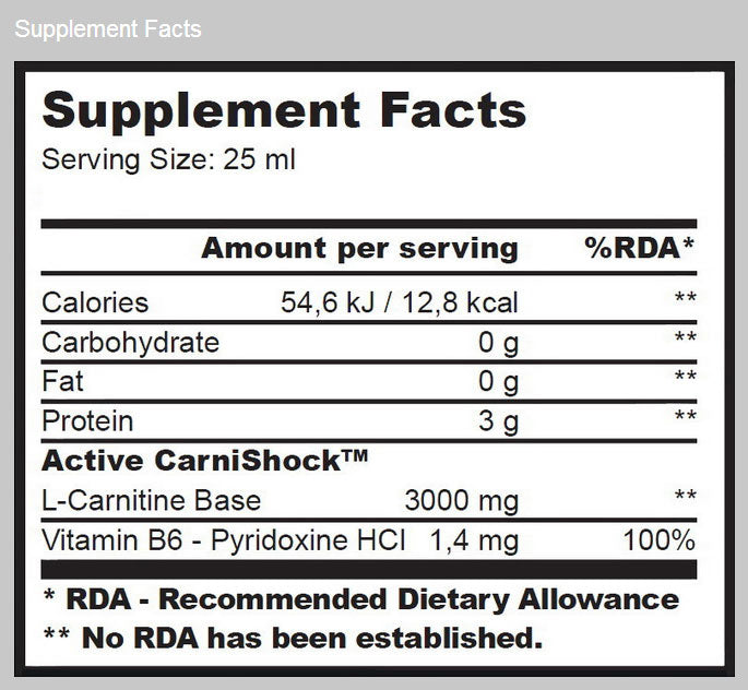L-carnitine 3000 / 1 Amp. - Feel You