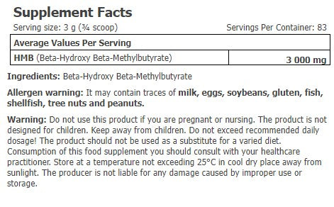 HMB Powder - 0.250 кг - Feel You