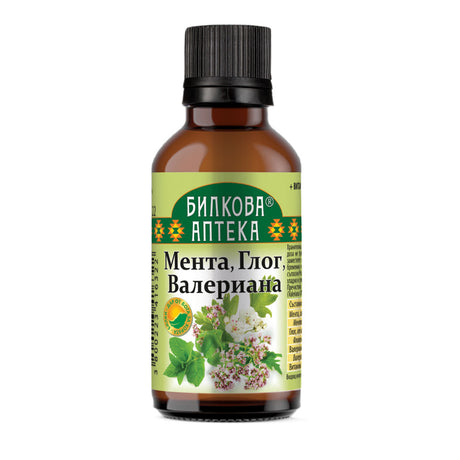 Tincture Mint, Hawthorn, Valerian - 50 мл - Feel You