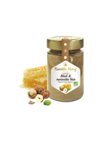Био цветен мед с лешници - Miele et noisette bio, 240 g - Feel You