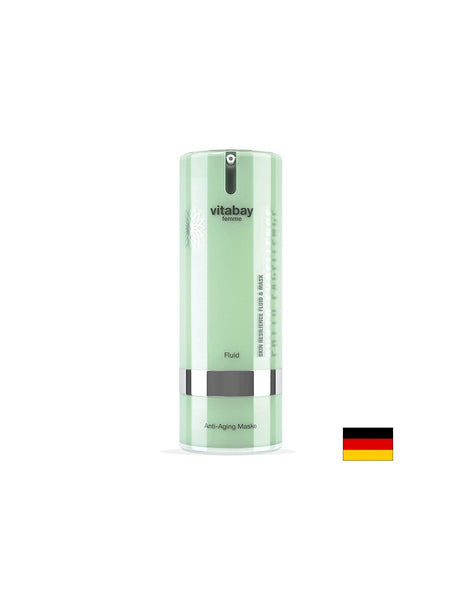 Двукомпонентна анти-ейдж система за грижа за кожата на лицето (флуид + маска), 80 ml - Feel You