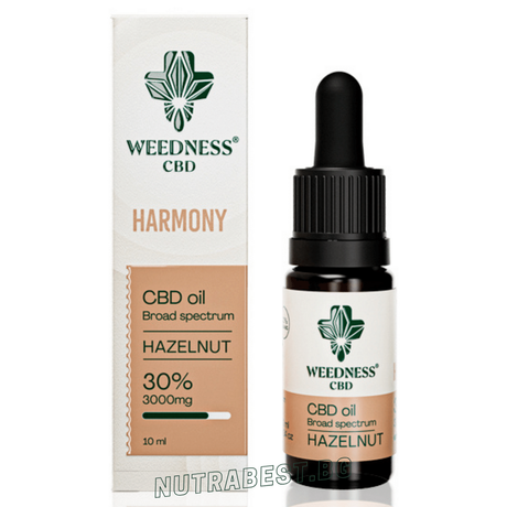 Harmony СБД масло 30% /3000 мг/  Лешник (10ml) Weedness СБД - Feel You