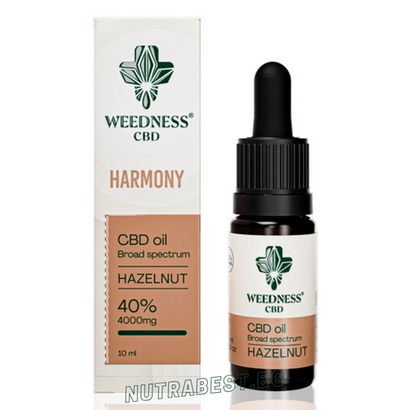 Harmony СБД масло 40% 4000 мг/ Лешник (10ml) Weedness СБД - Feel You
