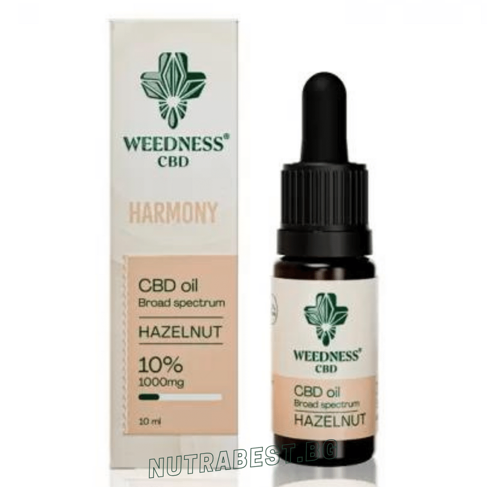 Harmony СБД масло 10% /1000 мг/ Лешник (10ml) Weedness СБД - Feel You