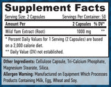 Wild Yam Root 500 mg / 100 Caps