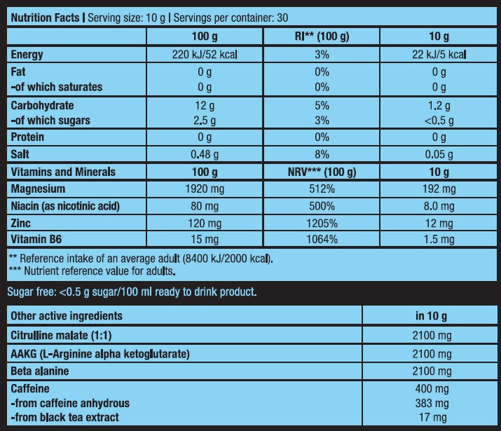 Black Blood CAF+ Extreme 300g - Feel You