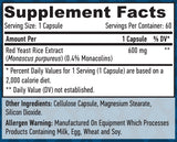 Red Yeast Rice 600 mg / 60 Vcaps - Feel You