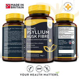Psyllium Husk Fibre 700mg 180 Vcaps Nutravita - Nutra Best Bulgaria
