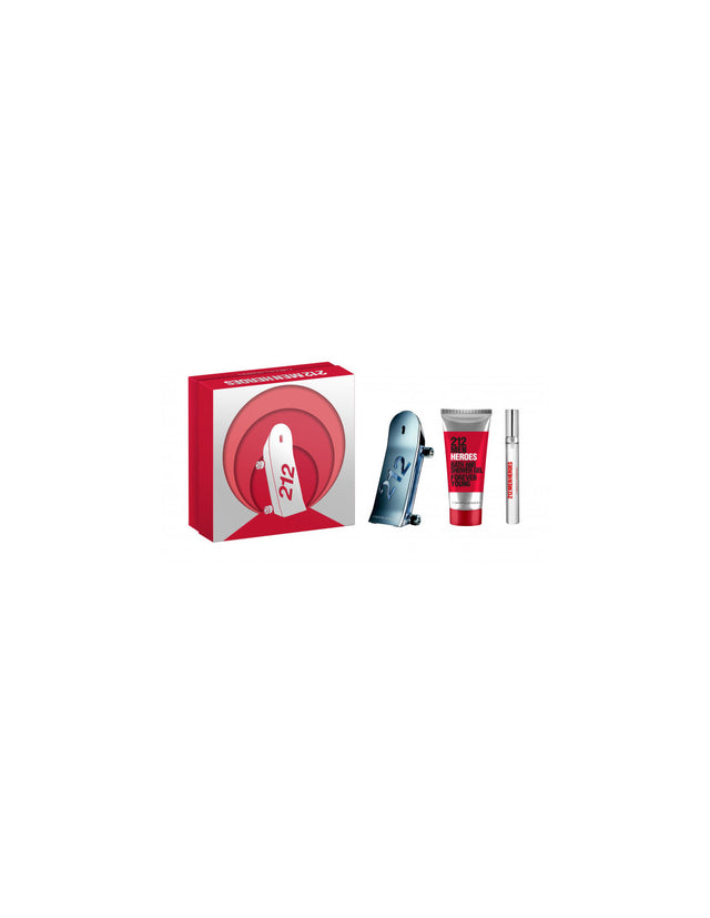 Carolina Herrera Set 212 Heroes Men Edt 90ml Edt 10ml@ - Feel You