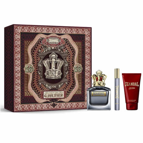 Jean Paul Gaultier Scandal For Him Eau De Toilette Spray 100ml Set 3 Pieces - Feel You