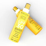 Слънцезащита за лице и тяло SPF 30 с хиалуронова киселина против стареене - 200 мл