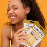 Ceramides mask with zinc for skin restoration and hydration 1 pair
