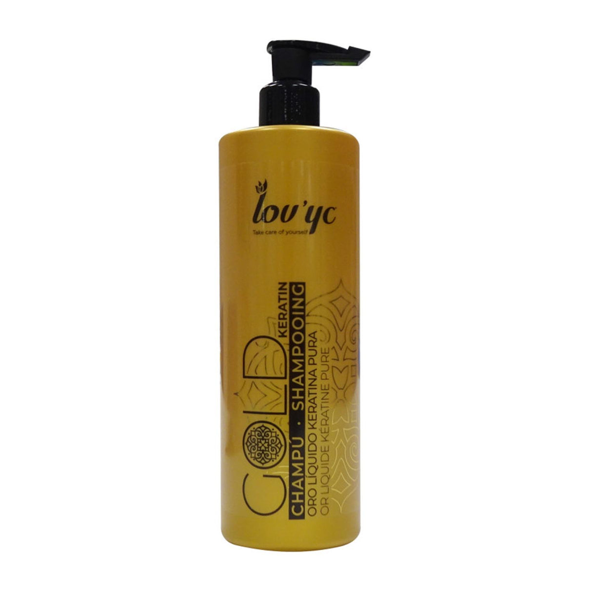 Elie Saab Lovyc Gold Keratin Champu Cabello Seco 500ml - Feel You