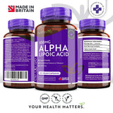 Alpha Lipoic Acid 650mg /120 капсули, 120 дози/ Nutravita - Nutra Best Bulgaria