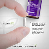 Alpha Lipoic Acid 650mg /120 капсули, 120 дози/ Nutravita - Nutra Best Bulgaria