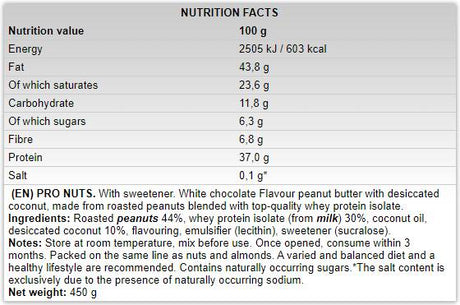 Pro Nuts / Peanut Butter + Whey Protein Isolate 450 грама - Feel You