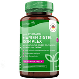 Milk Thistle Complex (80% Silymarin) - 150 Vcaps Nutravita - Nutra Best Bulgaria